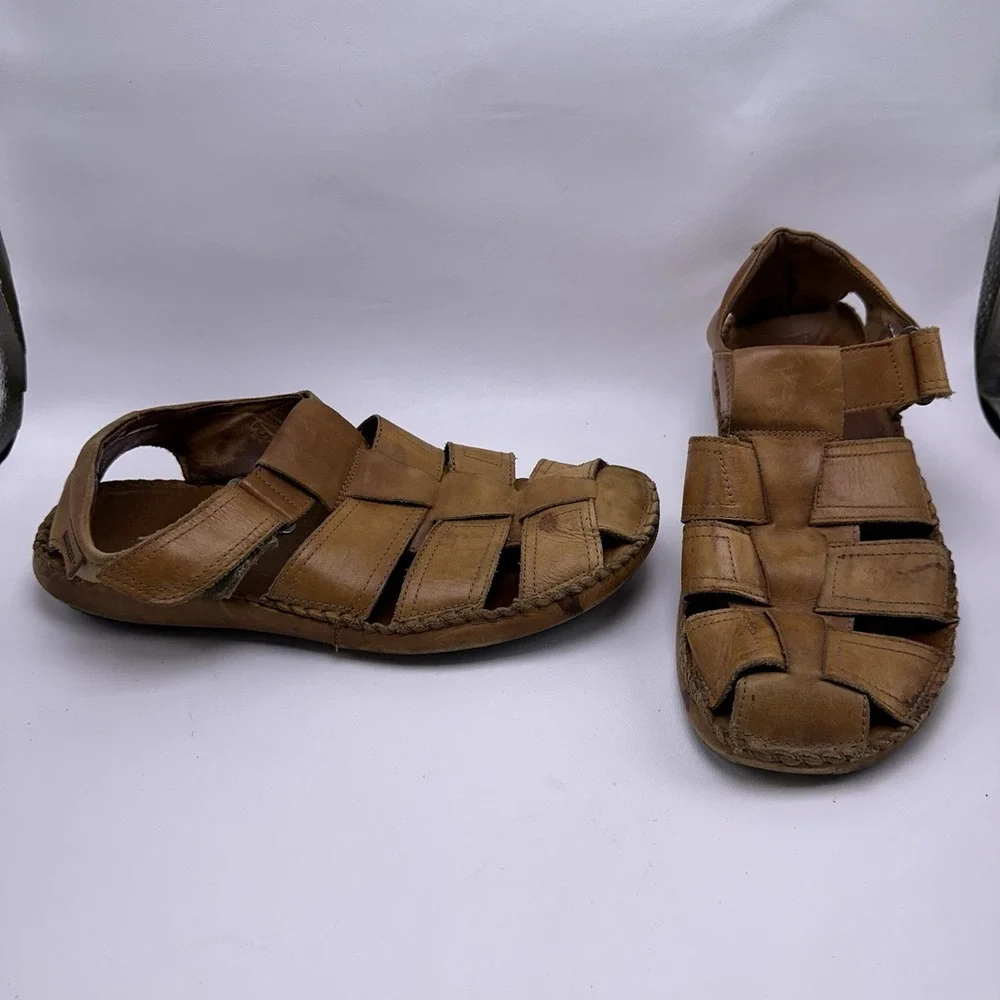 Pikolinos‎ Tarifa  Leather Fisherman Sandals Mens Size 44 US 10.5